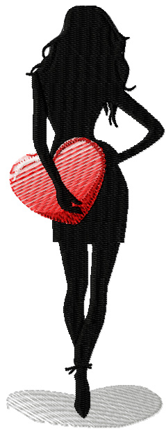 I Will Take Away Your Heart - I Will Not Return embroidery design