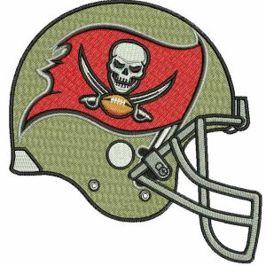 Tampa Bay Buccaneers 2014 helmet embroidery design