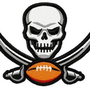 Tampa Bay Buccaneers logo 2 embroidery design