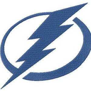 Tampa Bay Lightning logo 2 embroidery design