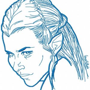 Tauriel embroidery design