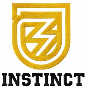 Team Instinct logo embroidery design