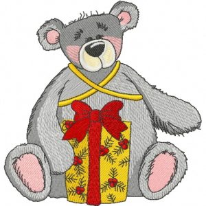 Teddy bear fairy 8 embroidery design