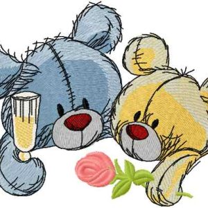 Just married 3 embroidery design