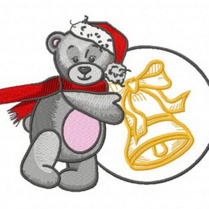 Teddy's winter 3 embroidery design