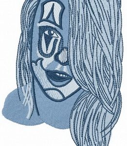Teenager's self-expression embroidery design