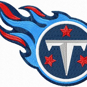 Tennessee Titans logo 1 embroidery design