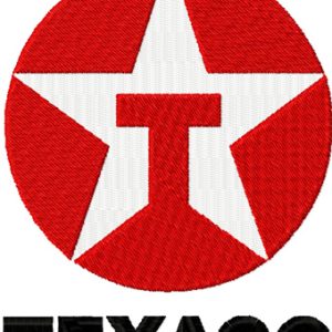 Texaco Logo embroidery design
