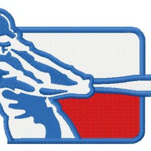 Texas league logo 3 embroidery design