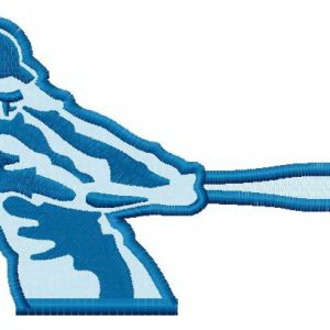 Texas league logo 4 embroidery design