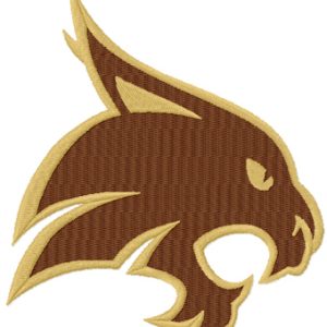 Texas St-San Marcos Bobcats Logo embroidery design