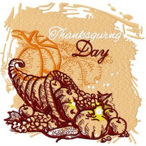 Thanksgiving day 2 embroidery design