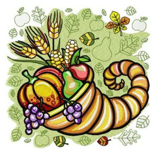 Thanksgiving day 6 embroidery design