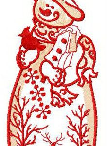 Thinking about birdhouse on tree embroidery design