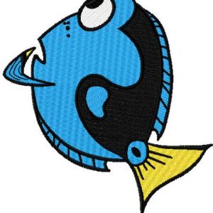 Thinking Dory embroidery design