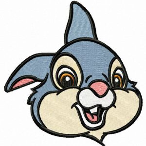 Thumper's muzzle embroidery design