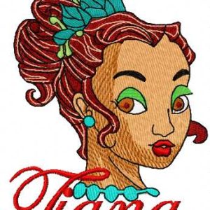 Tiana 5 embroidery design