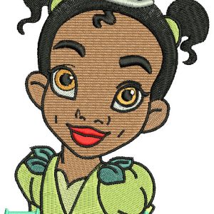 Young Tiana 2 embroidery design