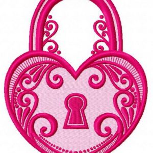Tiffany keylock 2 embroidery design