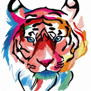 Tiger in my mind 2 embroidery design