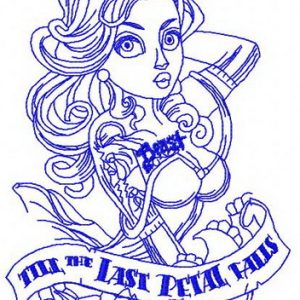 Till the last petal falls 3 embroidery design