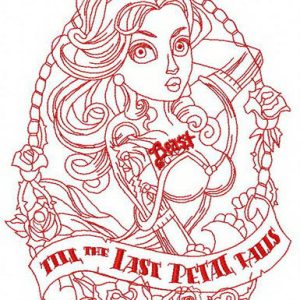 Till the last petal falls 4 embroidery design
