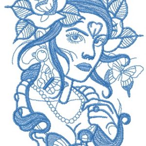 Time fairy 2 embroidery design