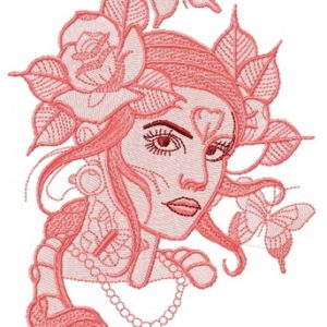 Time fairy 3 embroidery design