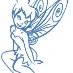 Tinkerbell 15 embroidery design