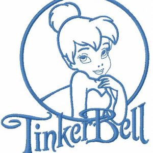 Tinkerbell 26 embroidery design