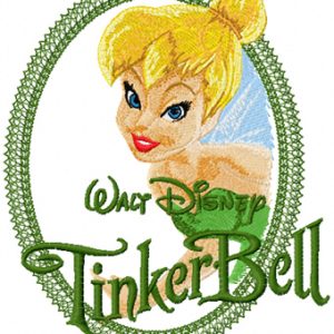 Tinkerbell Fairy embroidery design