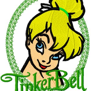 Tinker Bell embroidery design