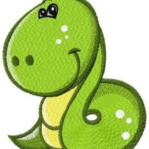 Tiny snake embroidery design