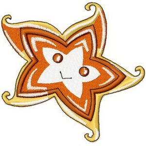 Tiny star 3 embroidery design