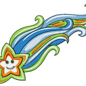 Tiny star embroidery design