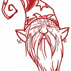 Tiny wizard 4 embroidery design