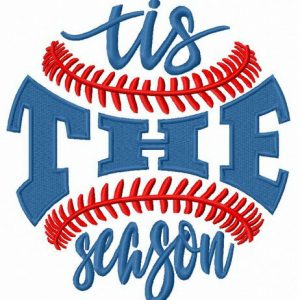 Tis the season embroidery design
