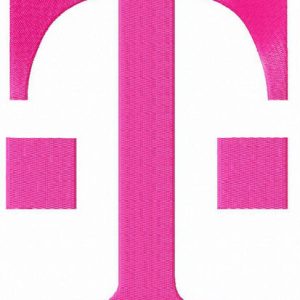 T-Mobile alternative logo embroidery design