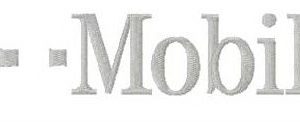 T-Mobile logo embroidery design