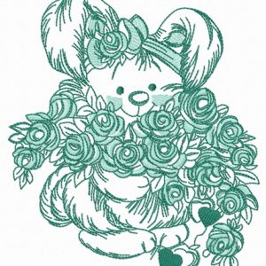 To a special girl 3 embroidery design