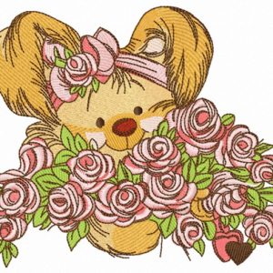 To a special girl 4 embroidery design