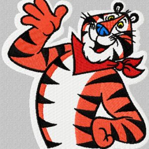 Tony the Tiger embroidery design