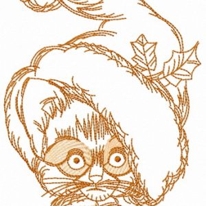 Too small to be Santa 4 embroidery design