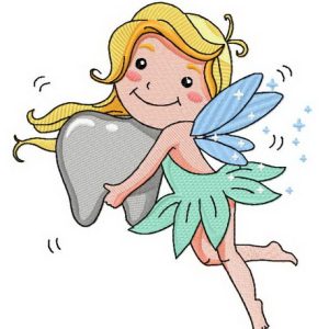 Tooth fairy 2 embroidery design