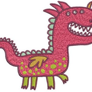 Toothy Mike embroidery design