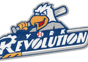 York Revolution Logo embroidery design