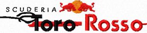 Toro Rosso logo embroidery design