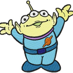 Alien Plush  embroidery design