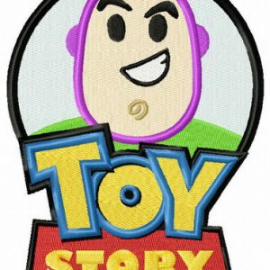 Toy Story badge embroidery design