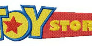 Toy Story logo embroidery design